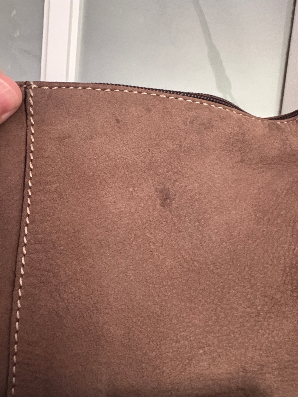 The Sak Brown Suede Hobo with Dark Chocolate Trim - Picture 6 of 13
